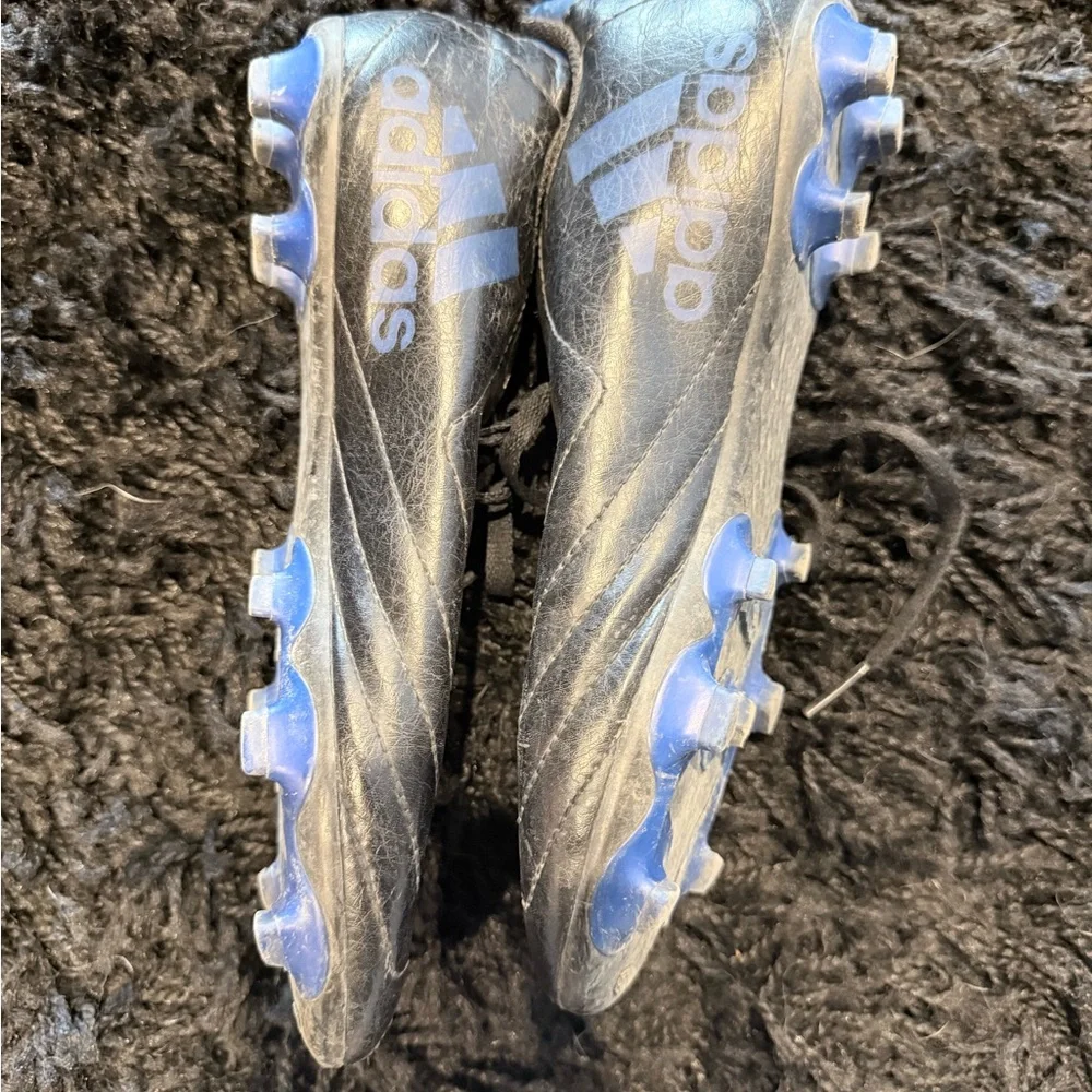 adidas Kids cleats in Black and Gray